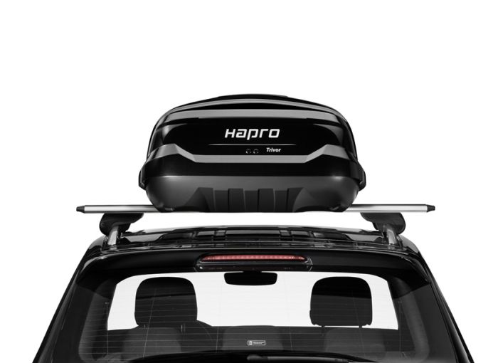 Náhled produktu - Střešní box Hapro Trivor 440 Brilliant Black