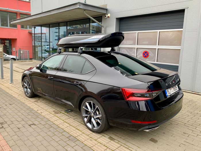 Náhled produktu - Škoda originál střešní box - černá