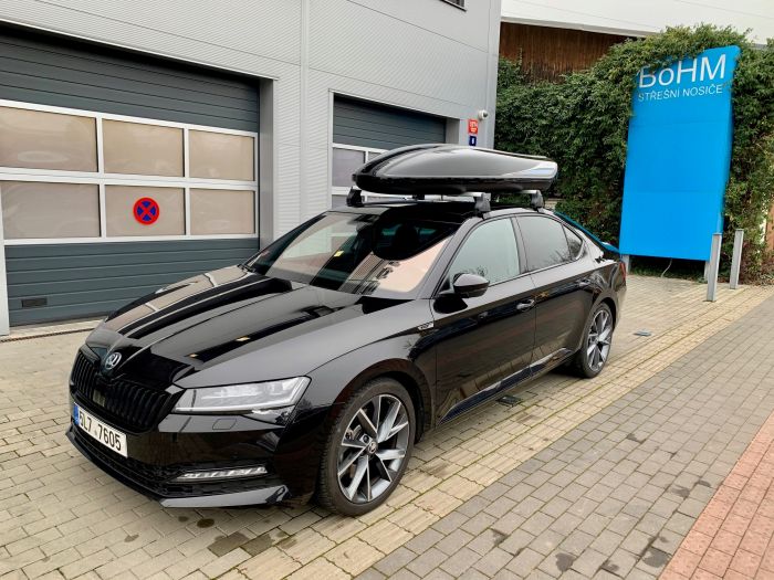 Náhled produktu - Škoda originál střešní box - černá
