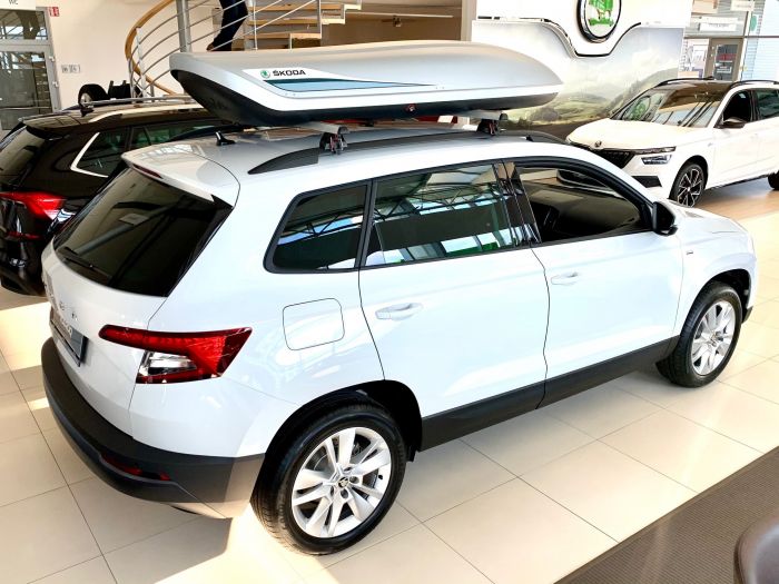 Náhled produktu - Škoda originál střešní box - stříbrná