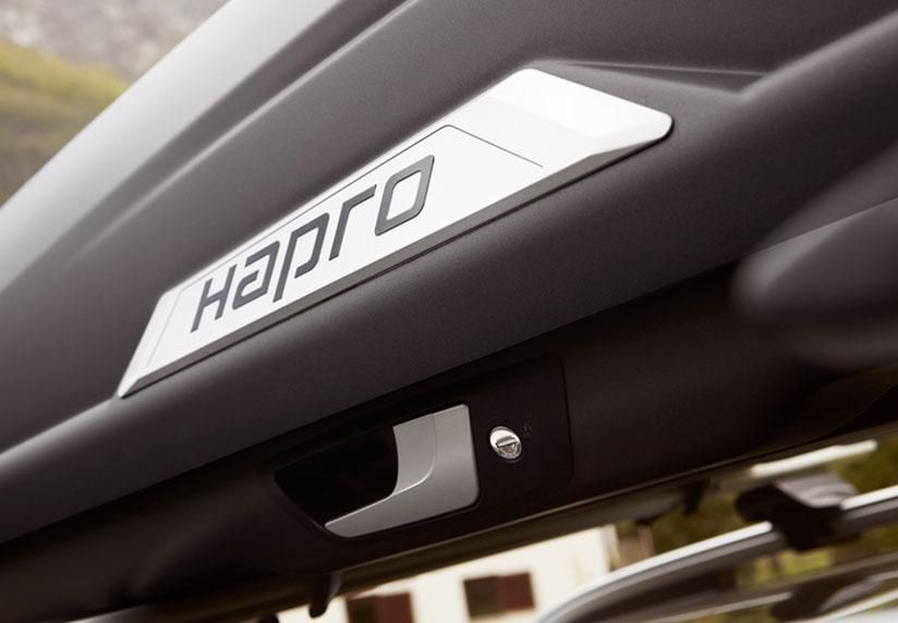 Náhled produktu - Střešní box Hapro Trivor 440 Anthracite