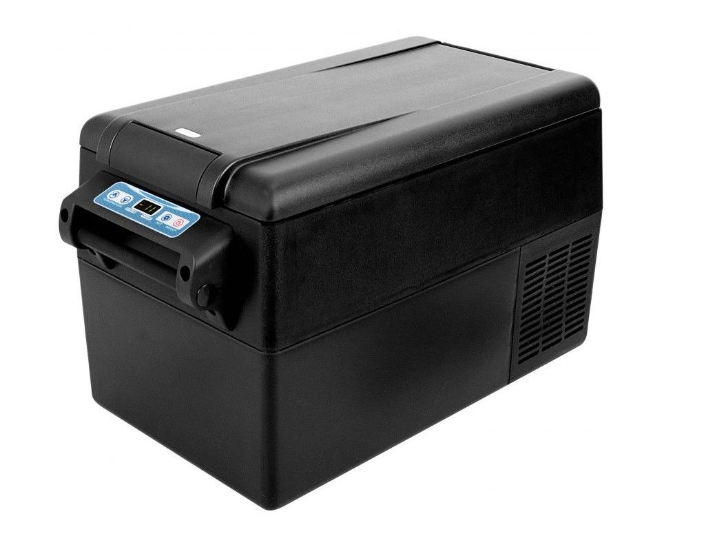 Náhled produktu - Autochladnička / mraznička / lednice kompresorová / chladící box do auta Aroso 12V/24V/230V 32l -20°