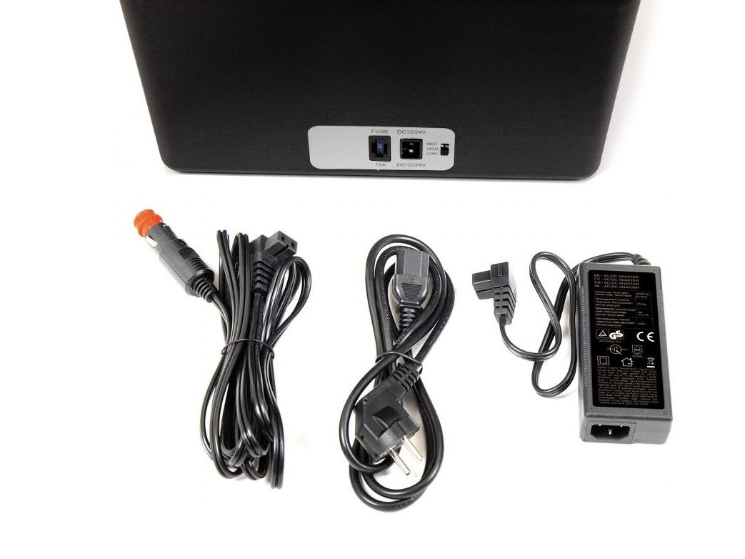Náhled produktu - Autochladnička / mraznička / lednice kompresorová / chladící box do auta Aroso 12V/24V/230V 42l -20°