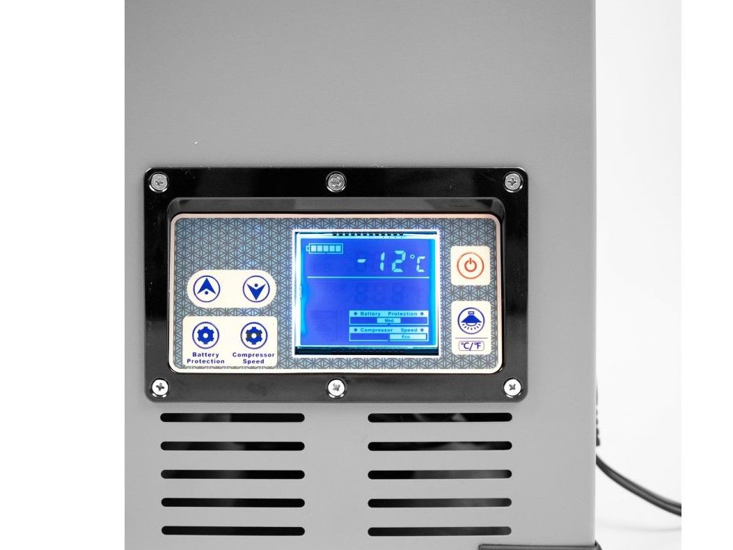 Náhled produktu - Autochladnička / mraznička / lednice kompresorová / chladící box do auta Aroso 12V/24V/230V 95l -18°