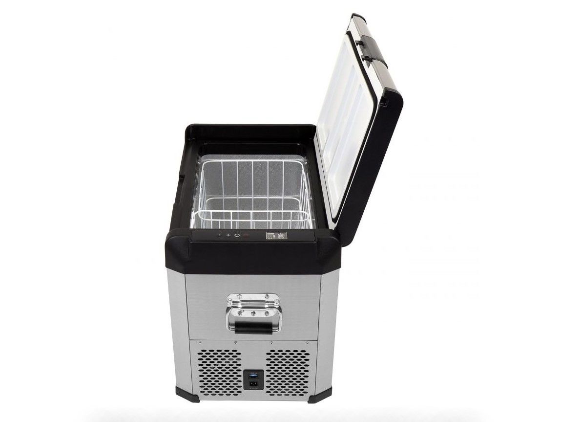 Náhled produktu - Autochladnička / mraznička / lednice kompresorová / chladící box do auta Aroso 12V/24V/230V 50l -18°