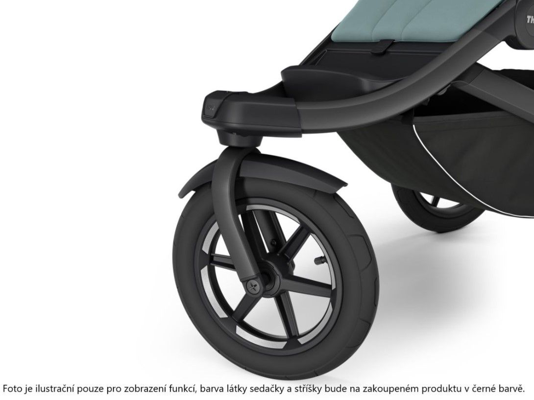 Náhled produktu - Thule Urban Glide 3 Black + korba + pláštěnka + moskytiéra + madlo + pláštěnka korba + moskyt. korba