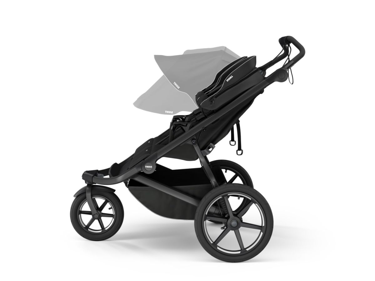 Náhled produktu - Thule Urban Glide 3 Double Black + adaptéry na autosedačku + hluboká korba (libovolná barva)