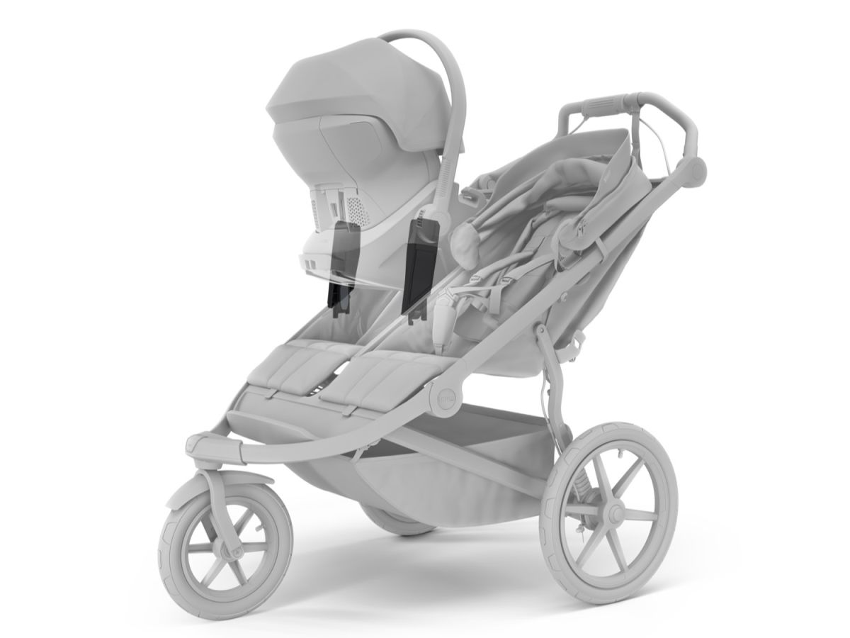 Náhled produktu - Thule Urban Glide 3 Double Black + adaptéry na autosedačku + hluboká korba (libovolná barva)