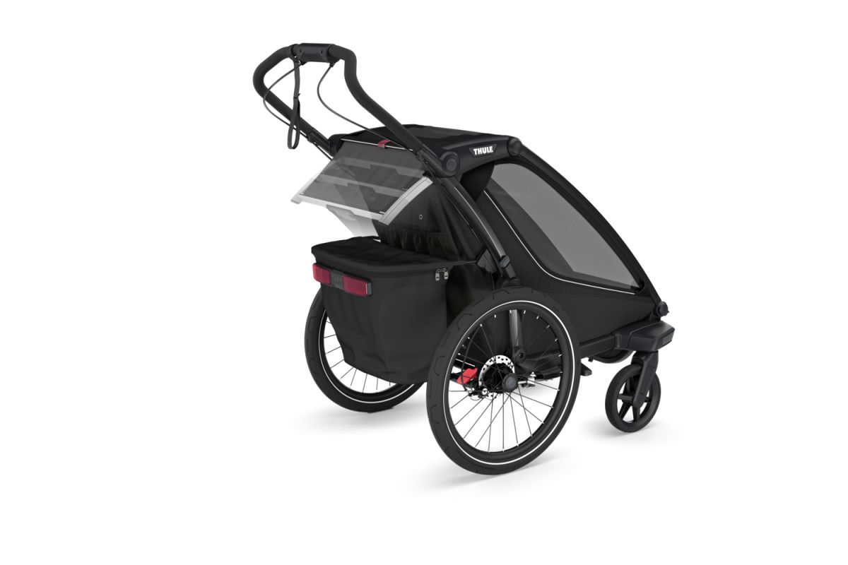 Náhled produktu - Thule Chariot Sport 2 G3 SINGLE Black + bike set + kočárkový set + běžecký set