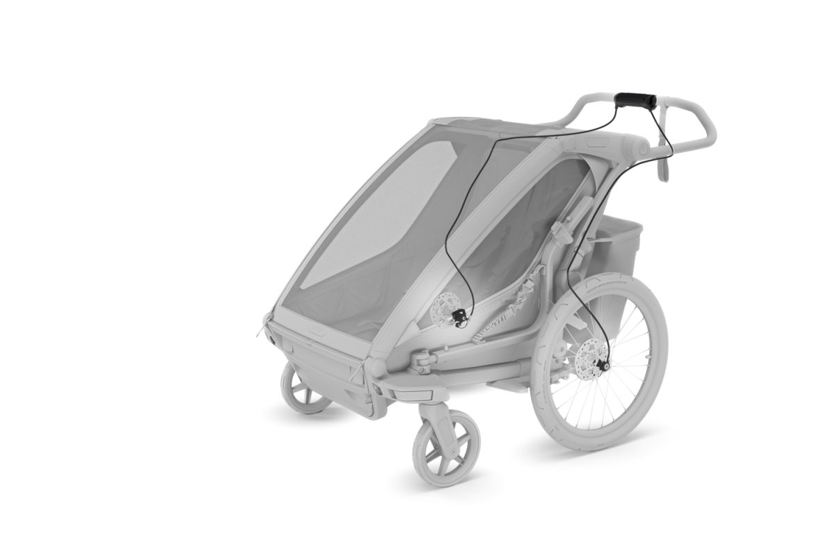 Náhled produktu - Thule Chariot Sport 2 G3 SINGLE Black + bike set + kočárkový set + běžecký set