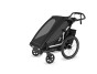 Thule Chariot Sport 2 G3 SINGLE Black + bike set + kočárkový set + běžecký set