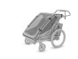 Thule Chariot Sport 2 G3 SINGLE Black + bike set + kočárkový set + běžecký set