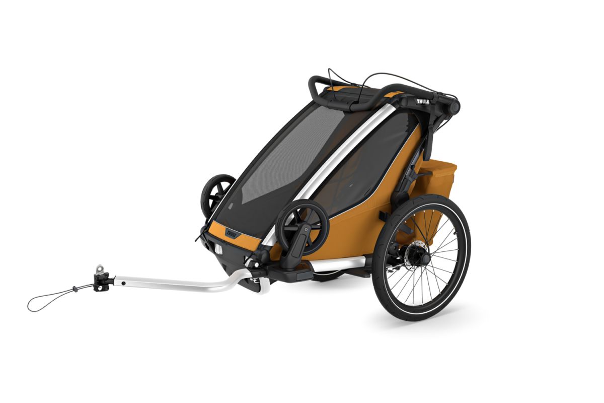 Náhled produktu - Thule Chariot Sport 2 G3 SINGLE Natural Gold + bike set + kočárkový set + běžecký set
