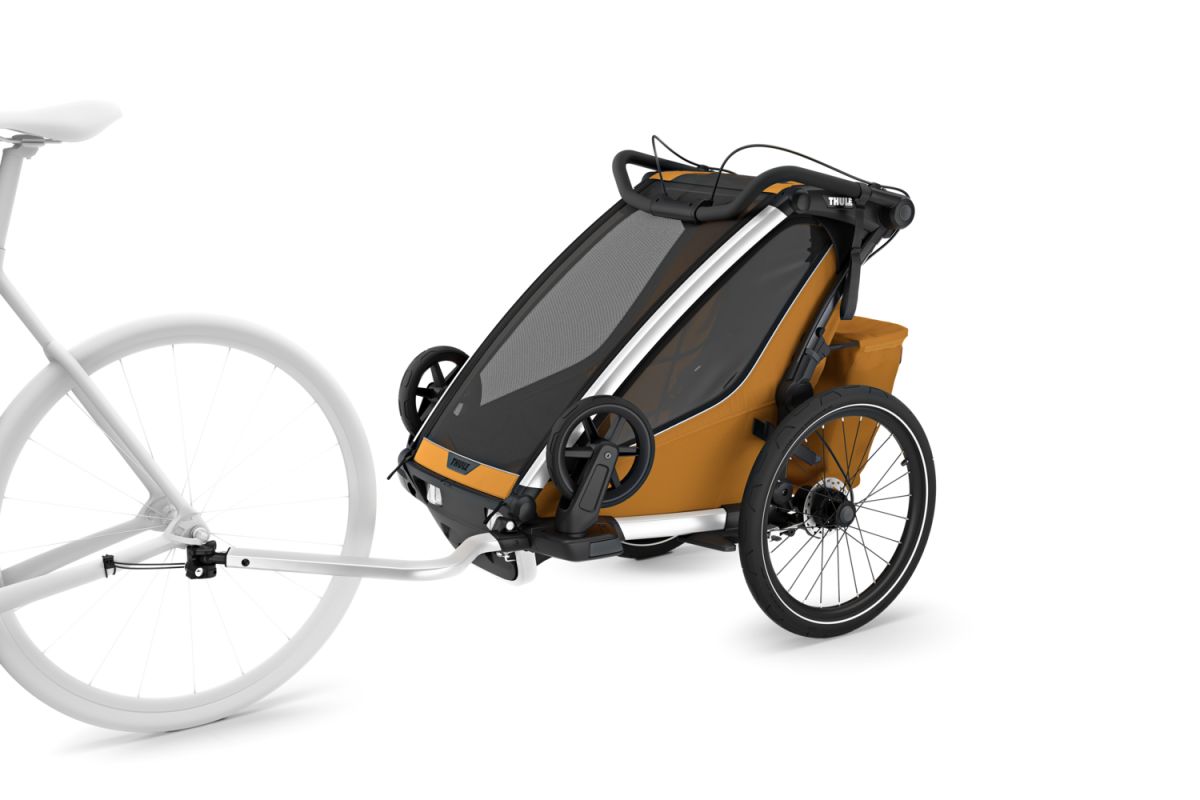 Náhled produktu - Thule Chariot Sport 2 G3 SINGLE Natural Gold + bike set + kočárkový set + běžecký set