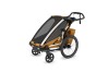 Thule Chariot Sport 2 G3 SINGLE Natural Gold + bike set + kočárkový set + běžecký set