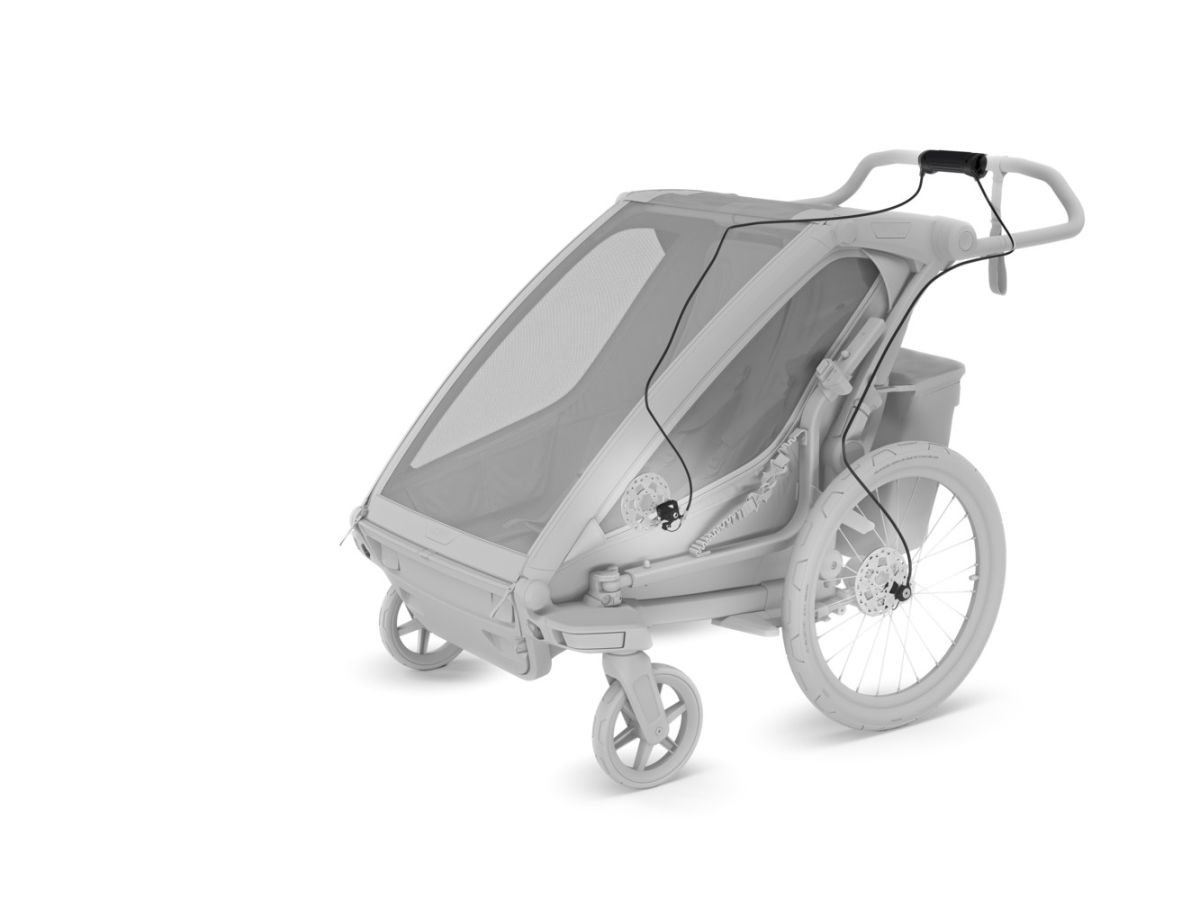 Náhled produktu - Thule Chariot Sport 2 G3 DOUBLE Natural Gold + bike set + kočárkový set + běžecký set