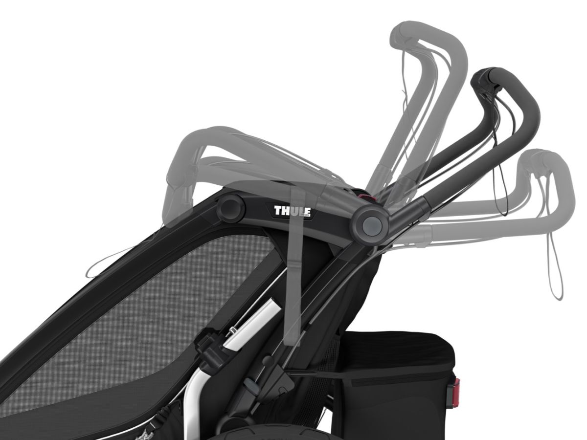 Náhled produktu - Thule Chariot Sport 2 G3 DOUBLE Natural Gold + bike set + kočárkový set + běžecký set