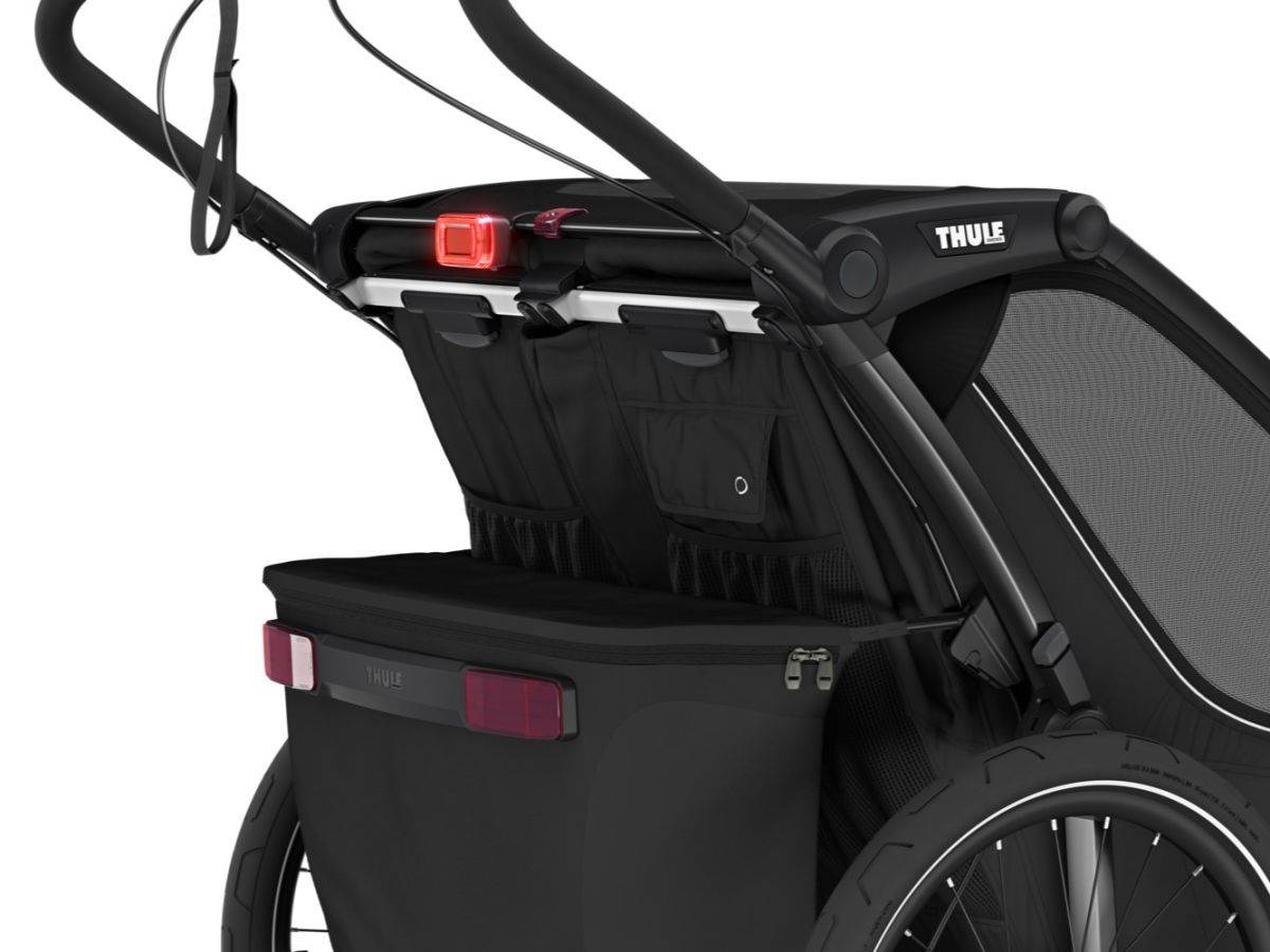 Náhled produktu - Thule Chariot Sport 2 G3 DOUBLE Natural Gold + bike set + kočárkový set + běžecký set