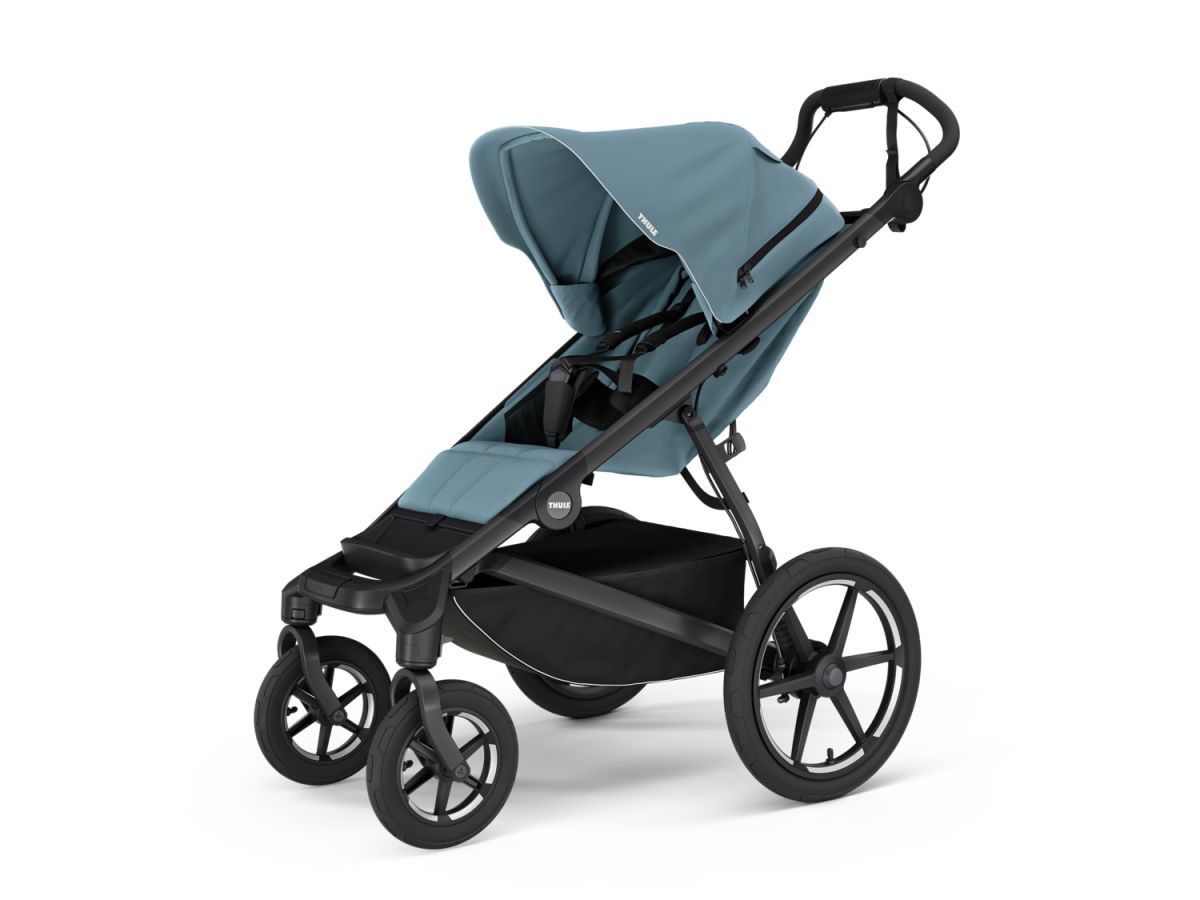Náhled produktu - Thule Urban Glide 4 Mid-Blue + korba + pláštěnka + moskytiéra + madlo + plášt. korba + moskyt. korba