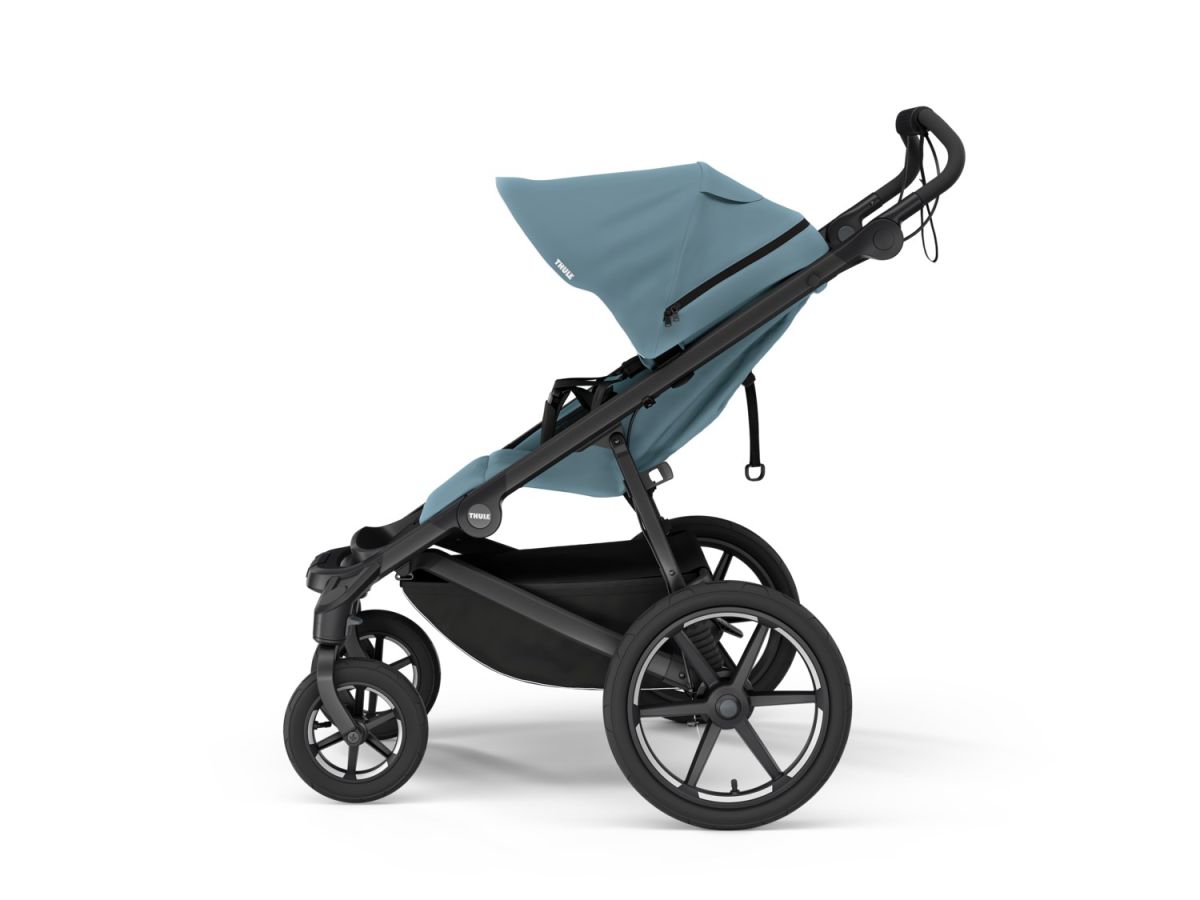 Náhled produktu - Thule Urban Glide 4 Mid-Blue + korba + pláštěnka + moskytiéra + madlo + plášt. korba + moskyt. korba