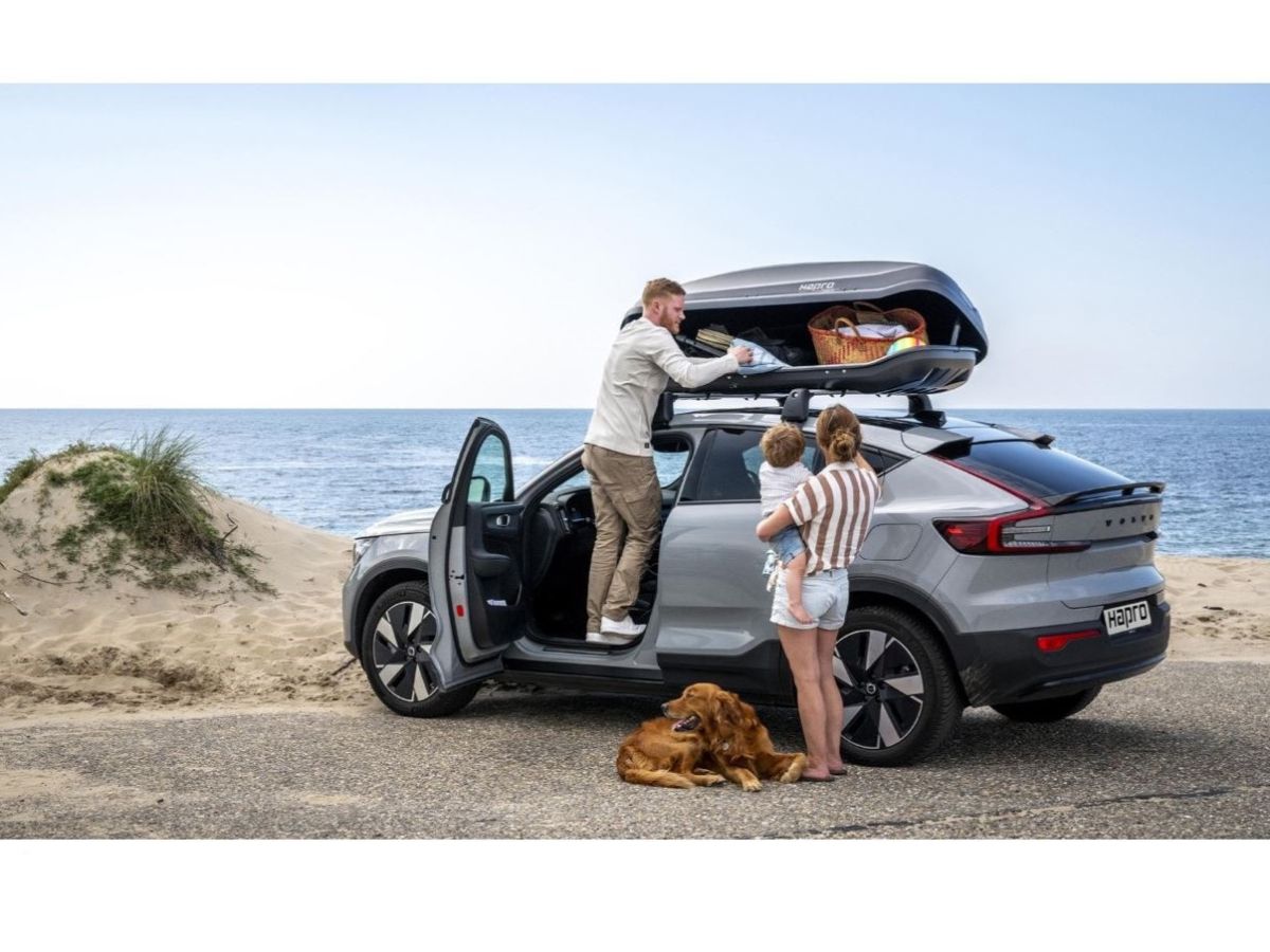 Náhled produktu - Střešní box Hapro Explorer 400 Anthracite