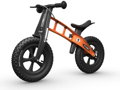 Dětské odrážedlo FirstBIKE FAT EDITION oranžové + DOPRAVA ZDARMA