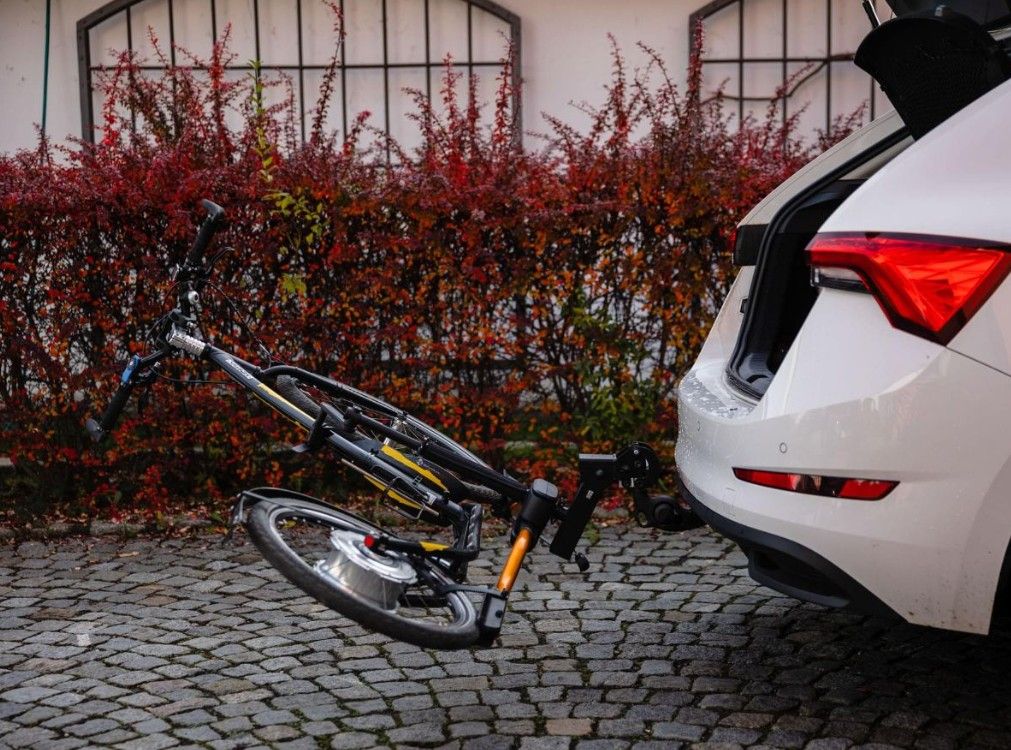 Náhled produktu - TMK FLY Footbike 01 pro 1 koloběžku (skládací) ORANGE + vak