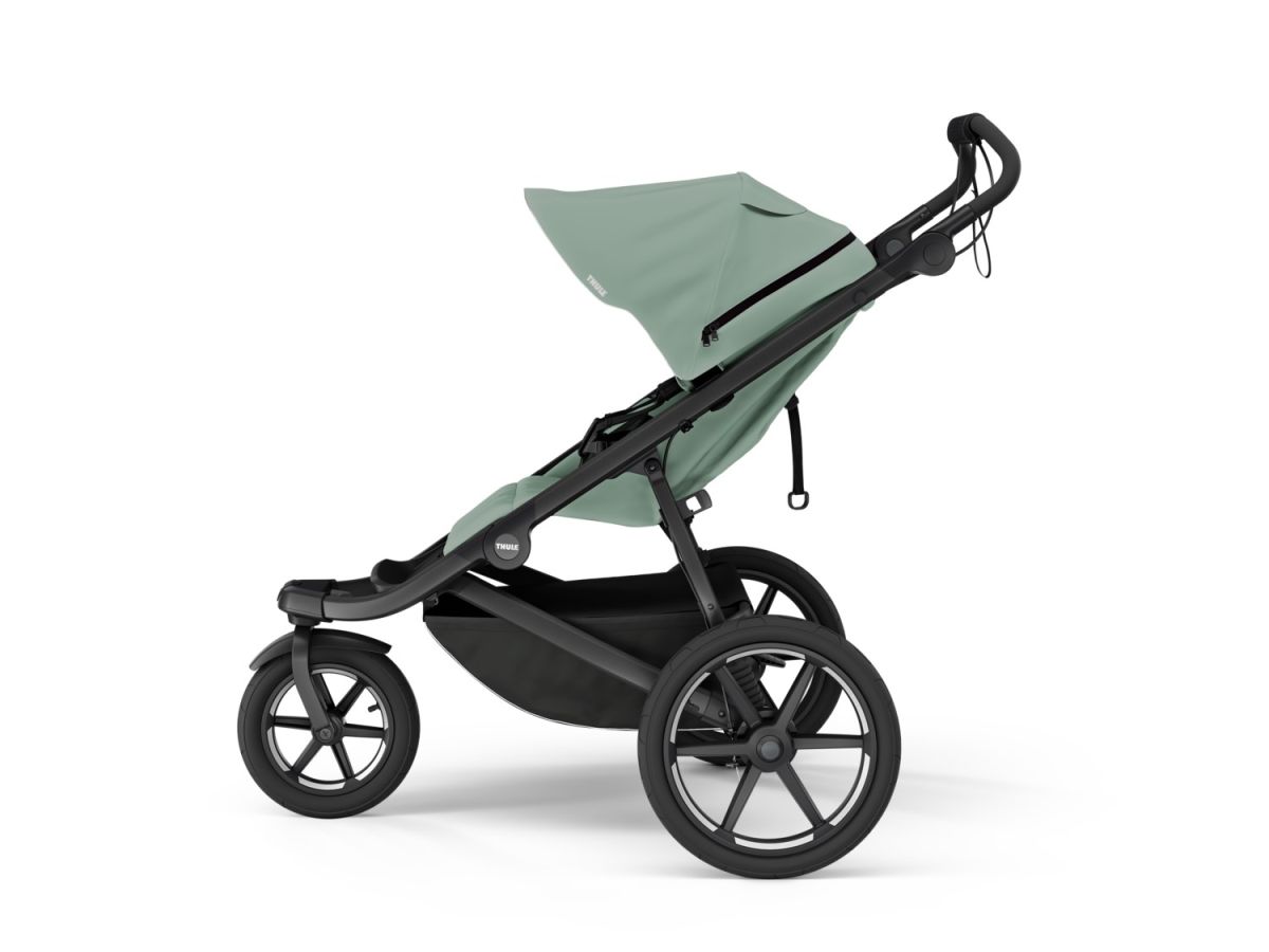Náhled produktu - Thule Urban Glide 3 M. Green + korba + pláštěnka + moskytiéra + madlo + plášt. korba + moskyt. korba