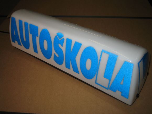 Náhled produktu - Svítilna AUTOŠKOLA magnetický transparent Car Lamp - Torola design